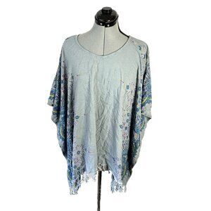 Beauty Batik Peacock Kaftan Top OS